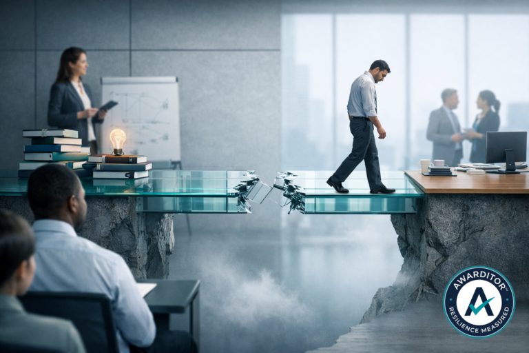 Illustration accompanying an Awarditor article about: Why employees return from training unchanged